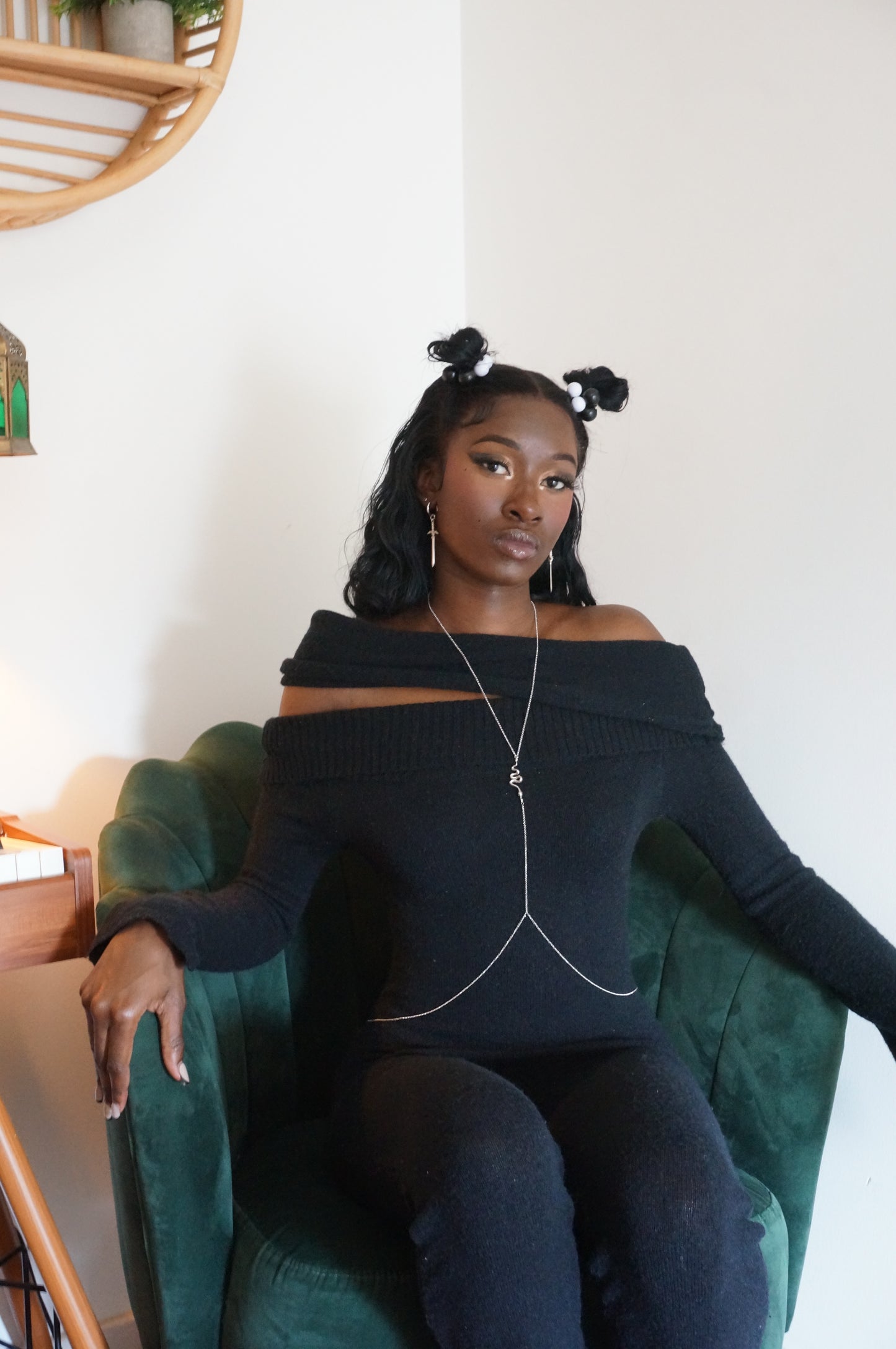 Snake 18k Gold / Silver Plated Body Chain / Festival body chain