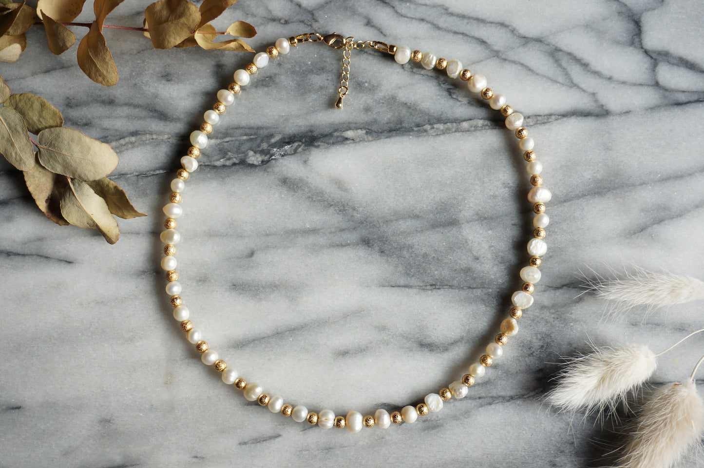 Pearl Strand Choker Necklace, Freshwater Pearl Necklace, Vintage Style Baroque Pearl Necklace, Dainty Pearl Choker Necklace