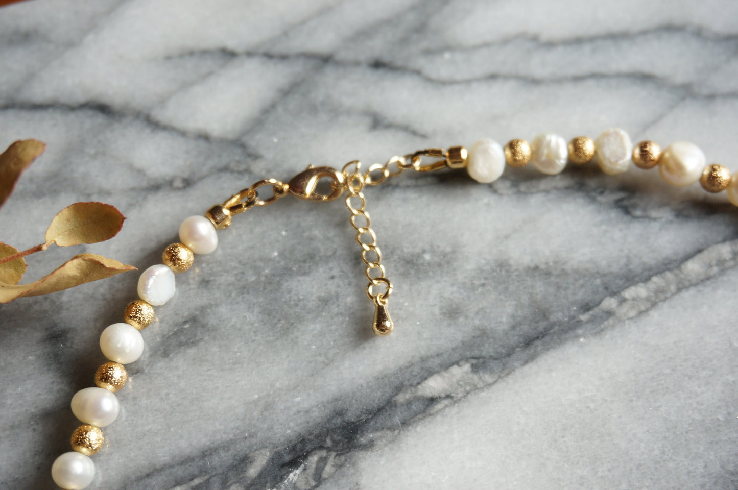Pearl Strand Choker Necklace, Freshwater Pearl Necklace, Vintage Style Baroque Pearl Necklace, Dainty Pearl Choker Necklace