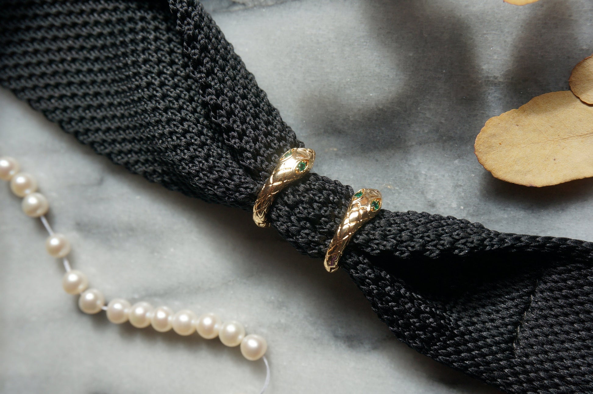 OUROBOROUS Serpent Gold hoops / Snake Hoop Huggie Earrings