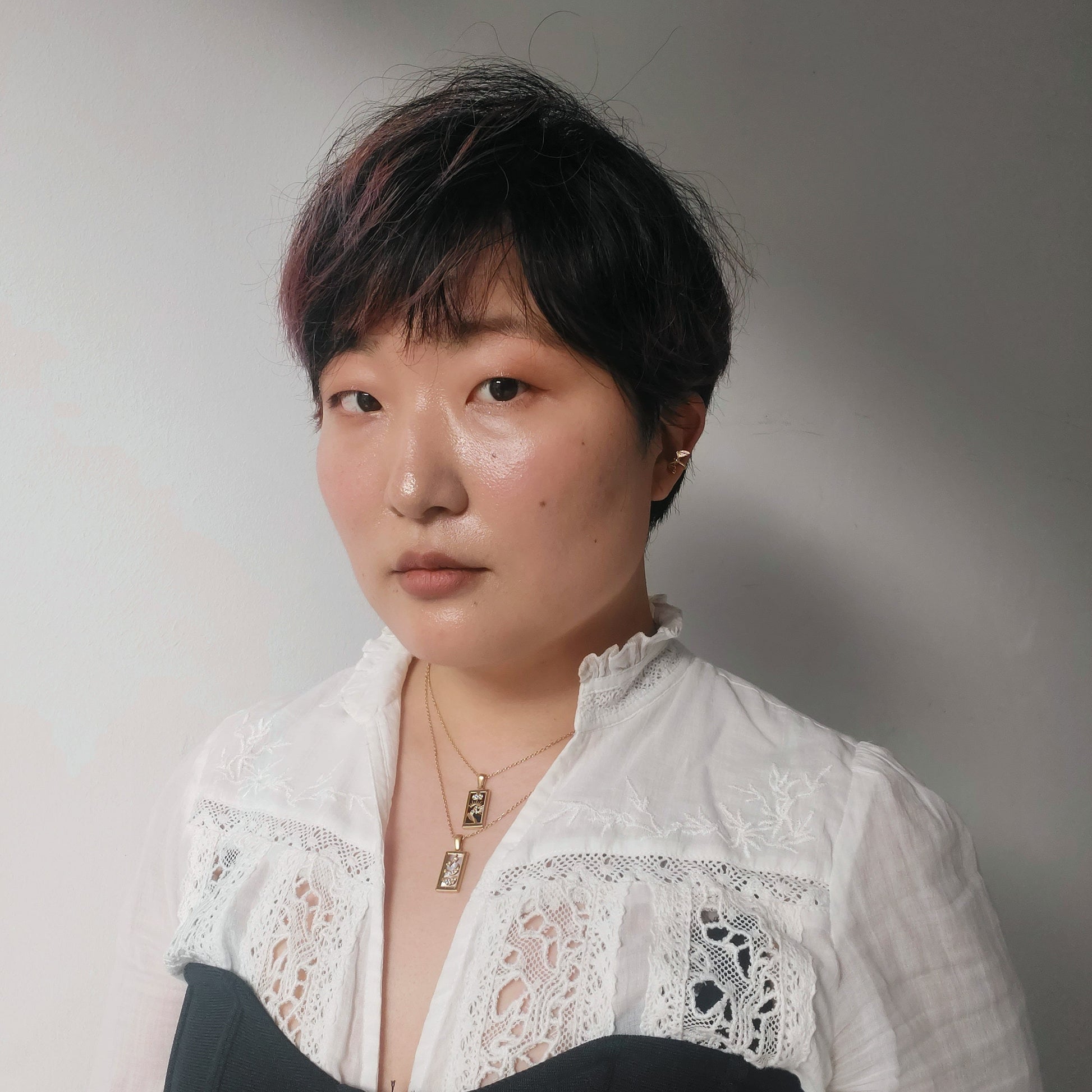 Gold Tarot Card Necklace / The Moon / The Lovers / The Magician / The World