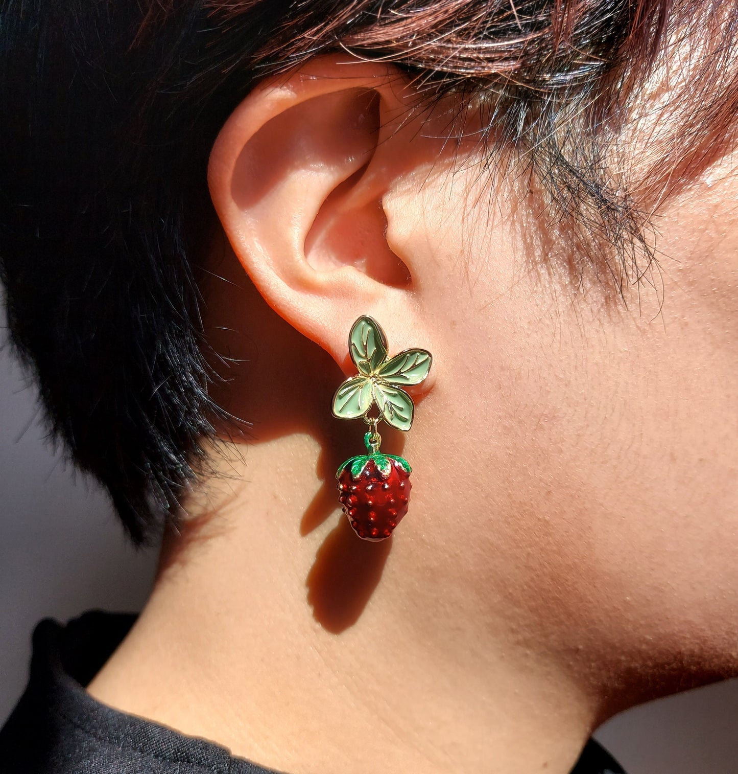 ICHIGO Strawberry Earrings / Fruit Earrings / Summer Earrings