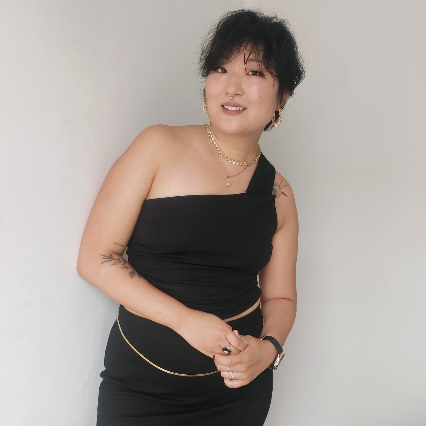 Minimal Gold / Silver Flat Snake Body Chain
