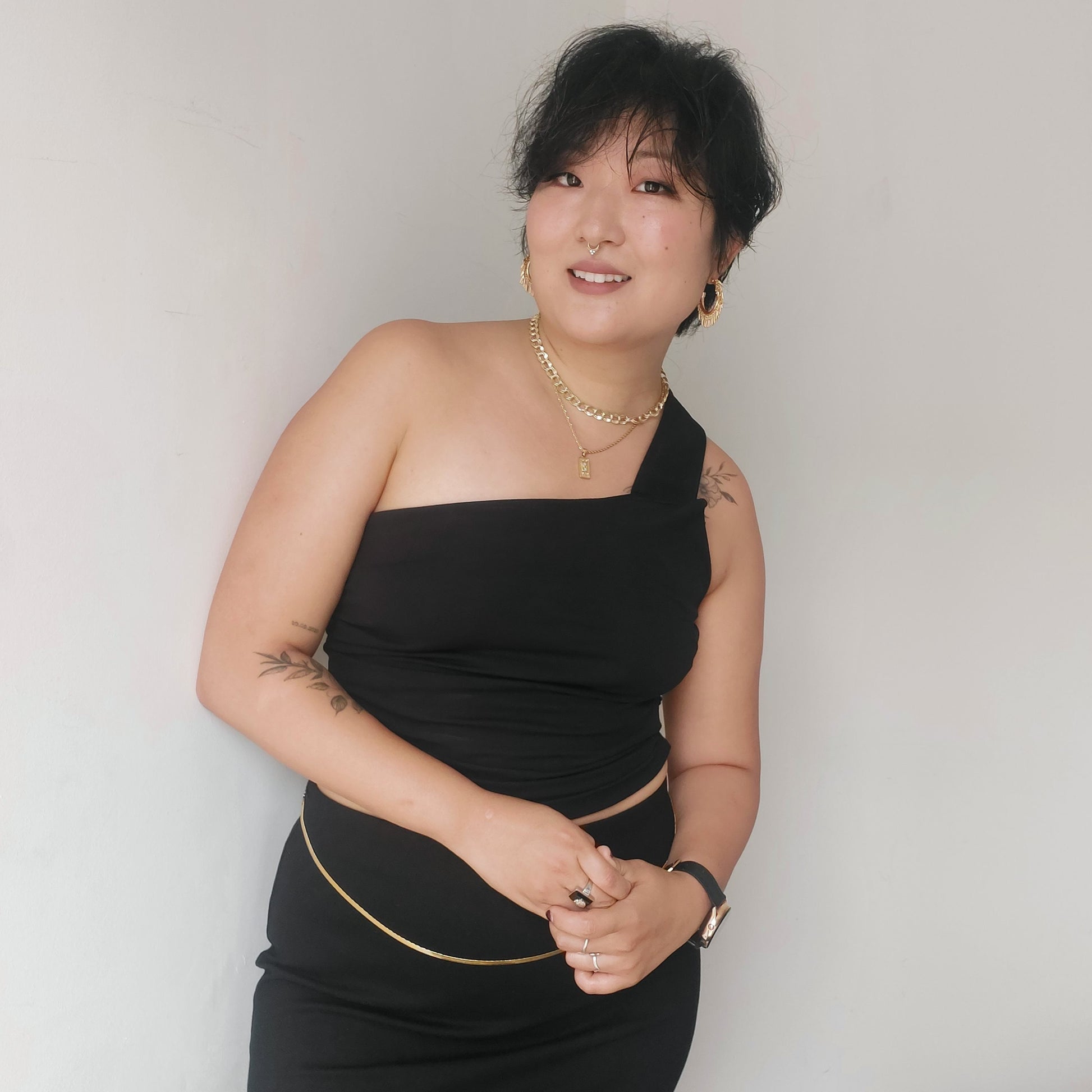 Minimal Gold / Silver Flat Snake Body Chain