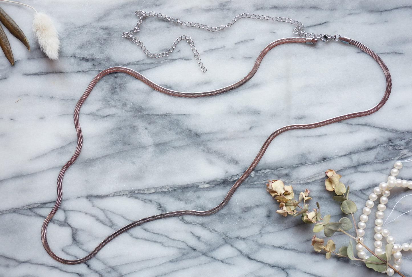 Minimal Gold / Silver Flat Snake Body Chain