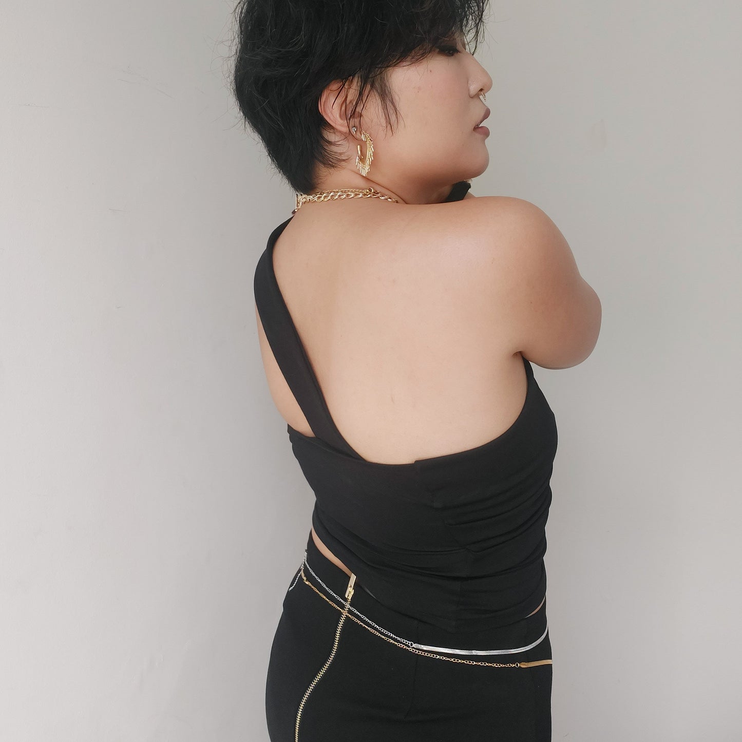 Minimal Gold / Silver Flat Snake Body Chain