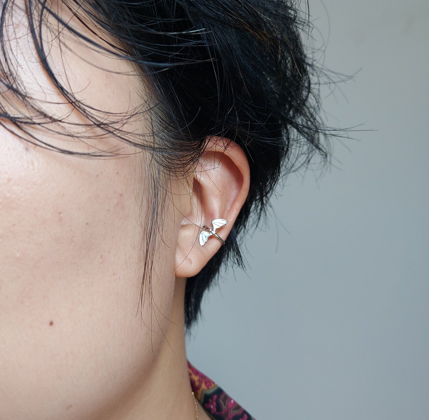 DRAGO / Baby Dragon Ear Cuff / 18k Gold Plated / Silver Ear Cuff