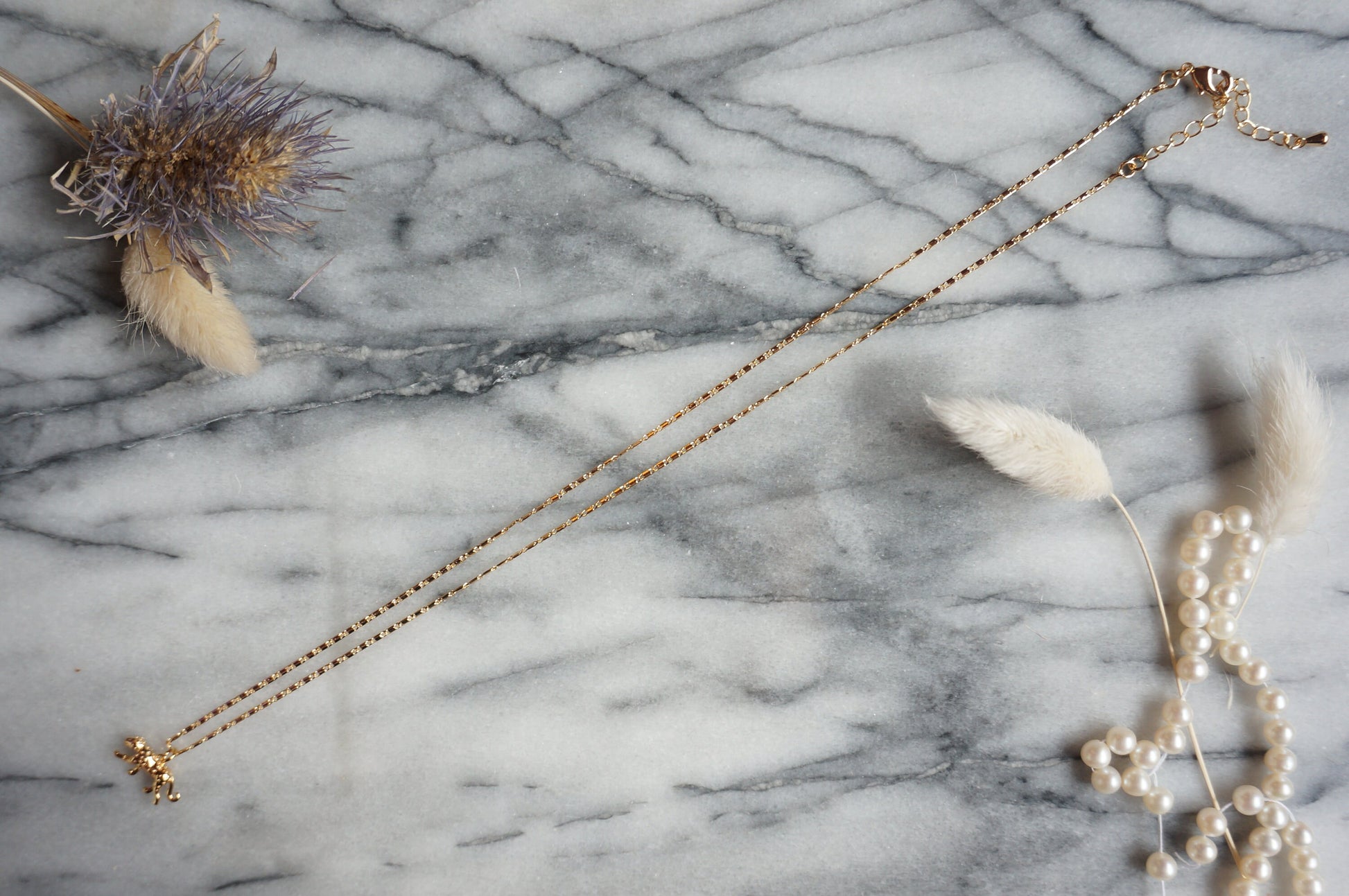 CHEETAH Dainty Gold Necklace with Cheetah / Leopard Charm