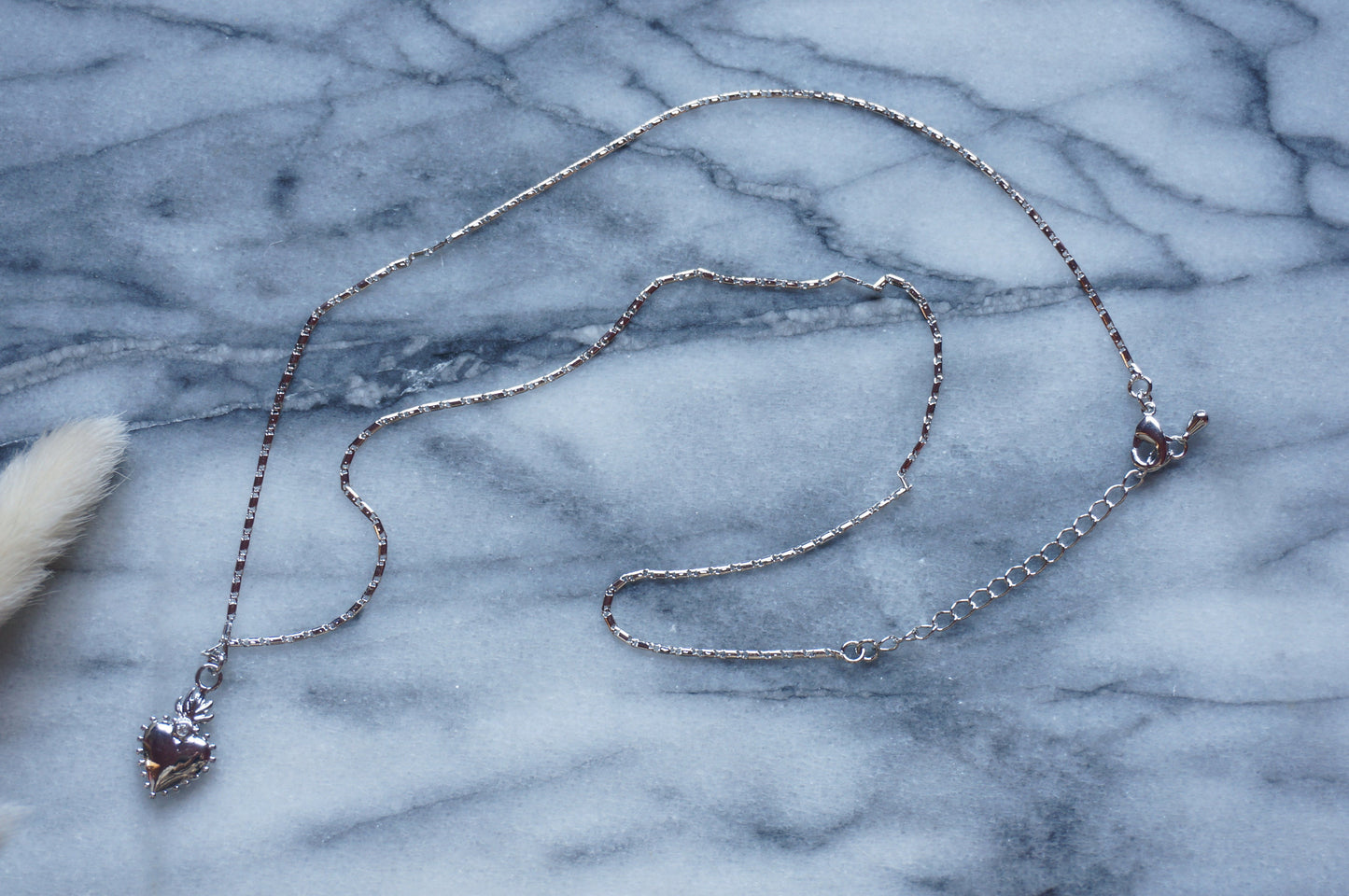 Dainty Sacred Heart Gold / Silver Necklace