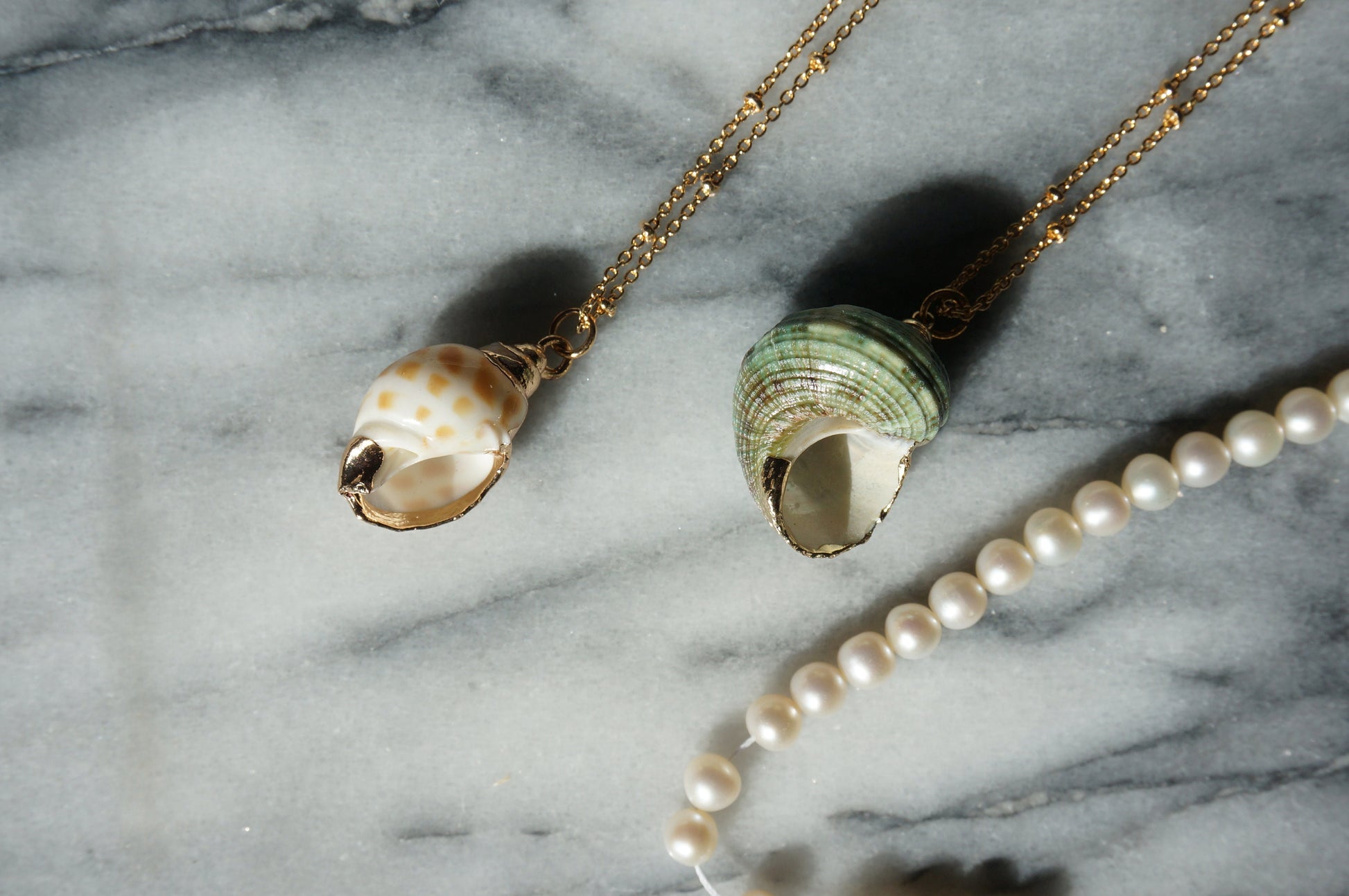 URSULA Gold Shell Necklace