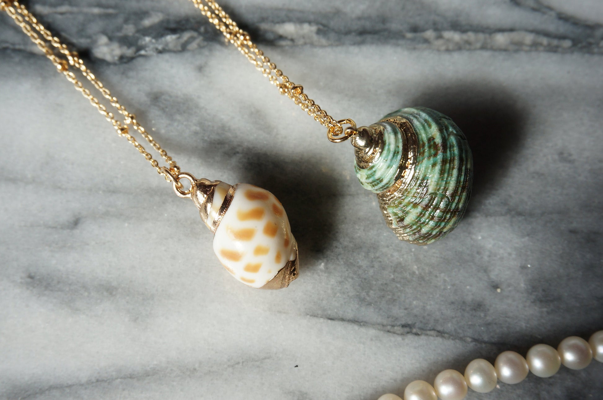 URSULA Gold Shell Necklace