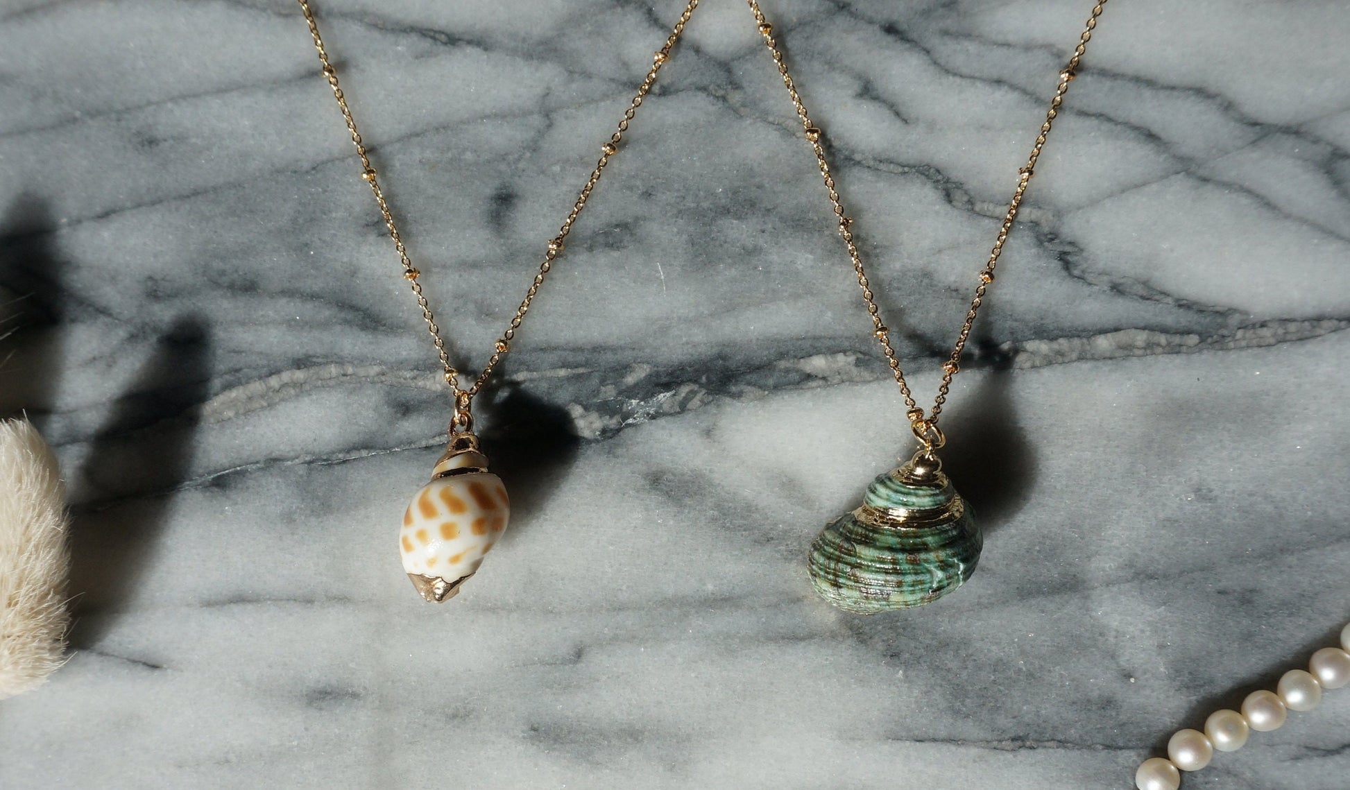 URSULA Gold Shell Necklace