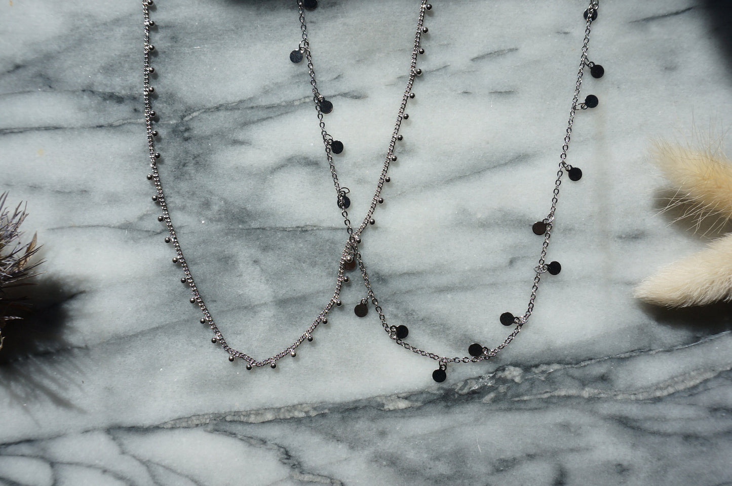Silver Layering Necklaces