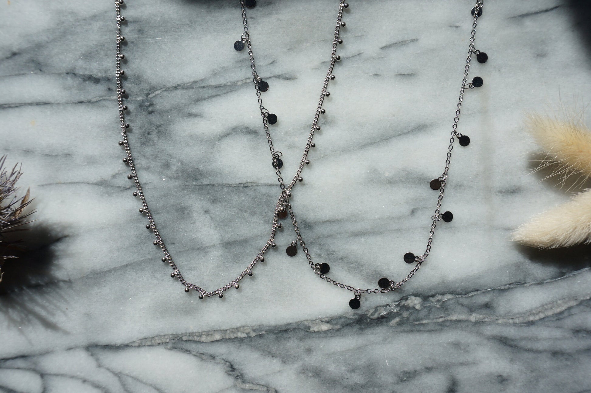 Silver Layering Necklaces