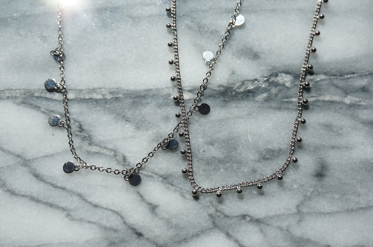 Silver Layering Necklaces