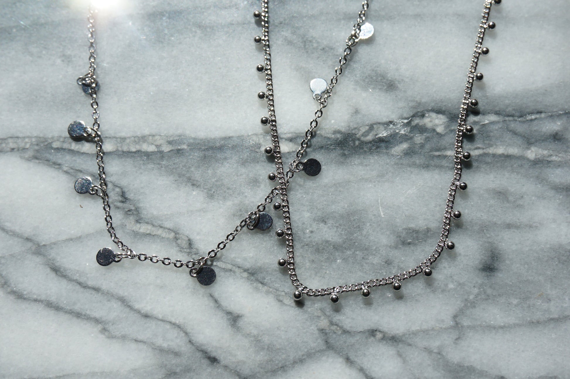 Silver Layering Necklaces