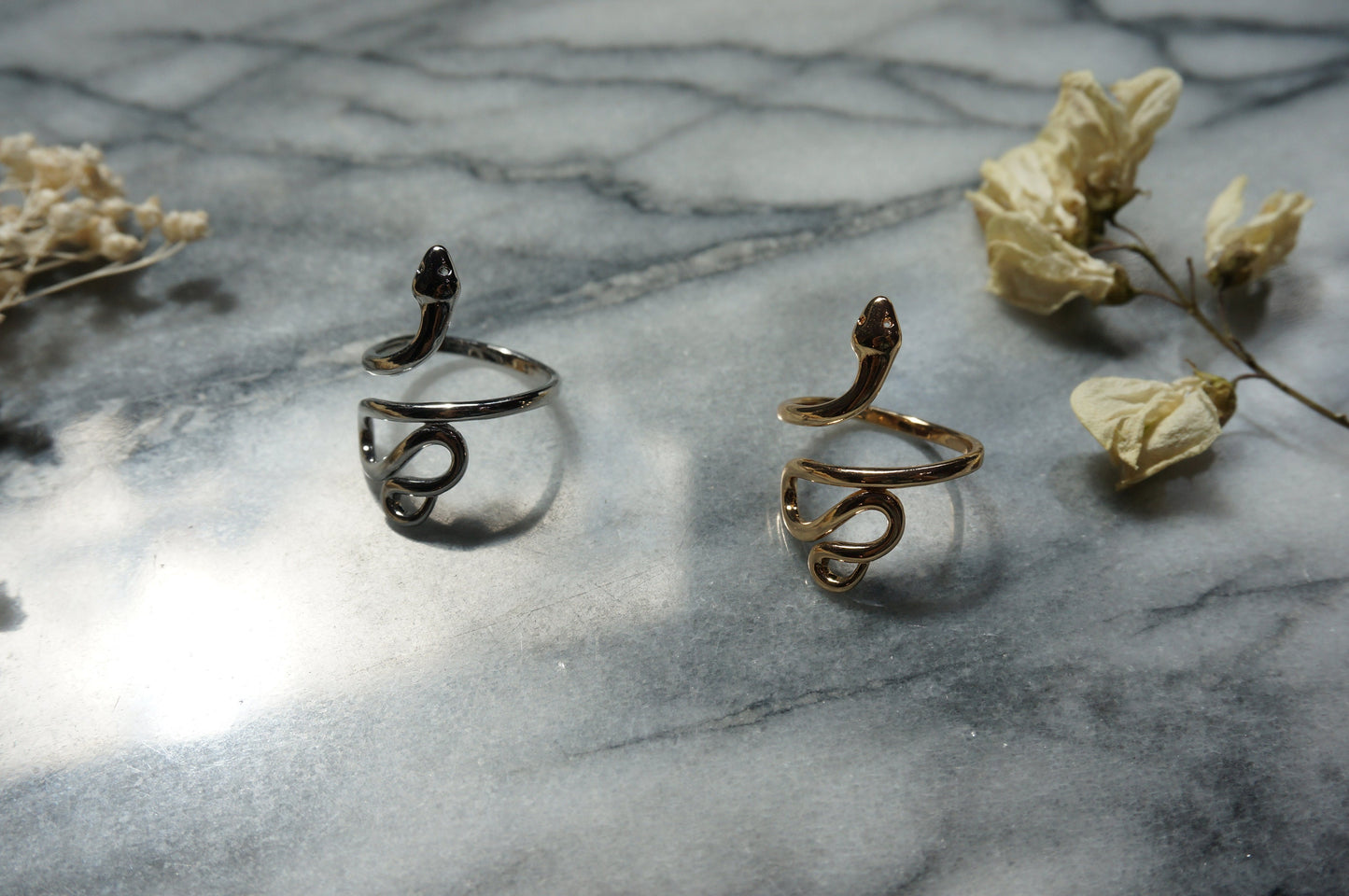 White Rose Gold Radial Stud Earrings