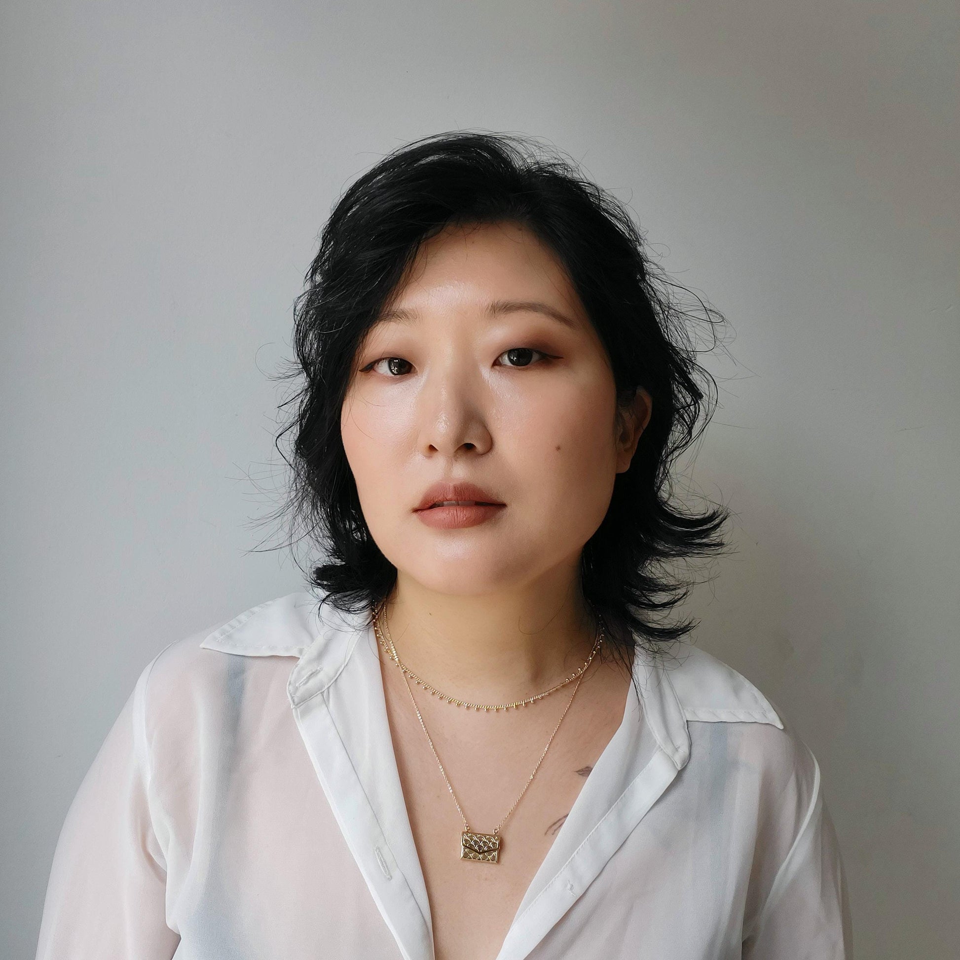 Envelope / Letter Gold Locket Necklace