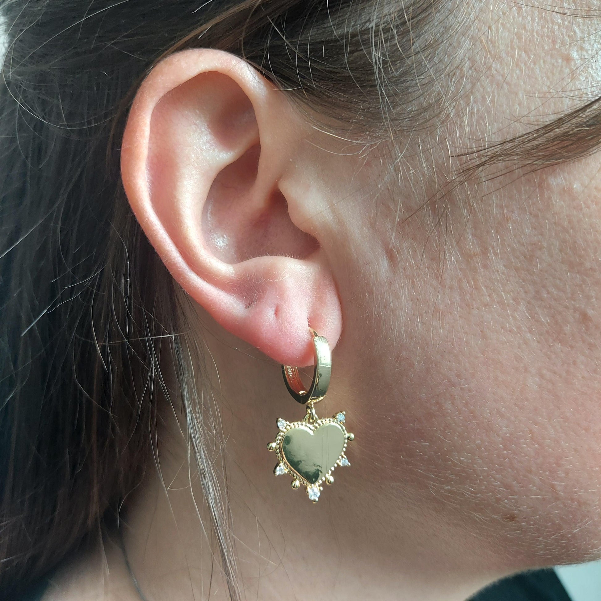 Build Your Own Gold DIY Charm Earrings / Hoops / Hooks / Studs