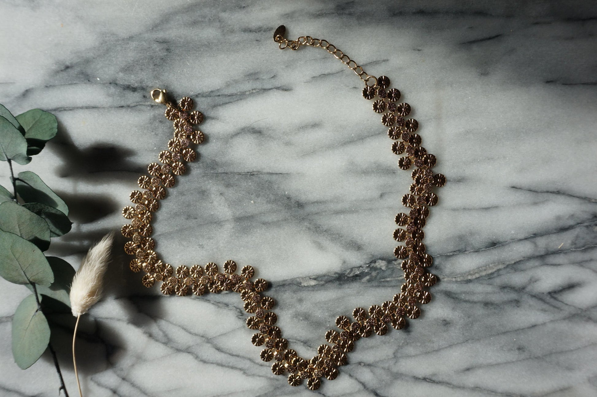 Gold/Silver Coin Choker / Chain Mail Necklace