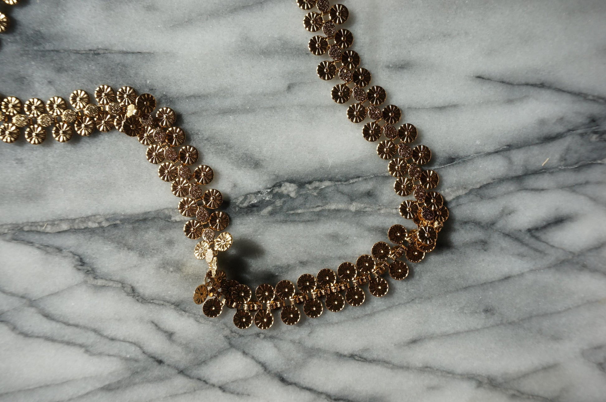 Gold/Silver Coin Choker / Chain Mail Necklace