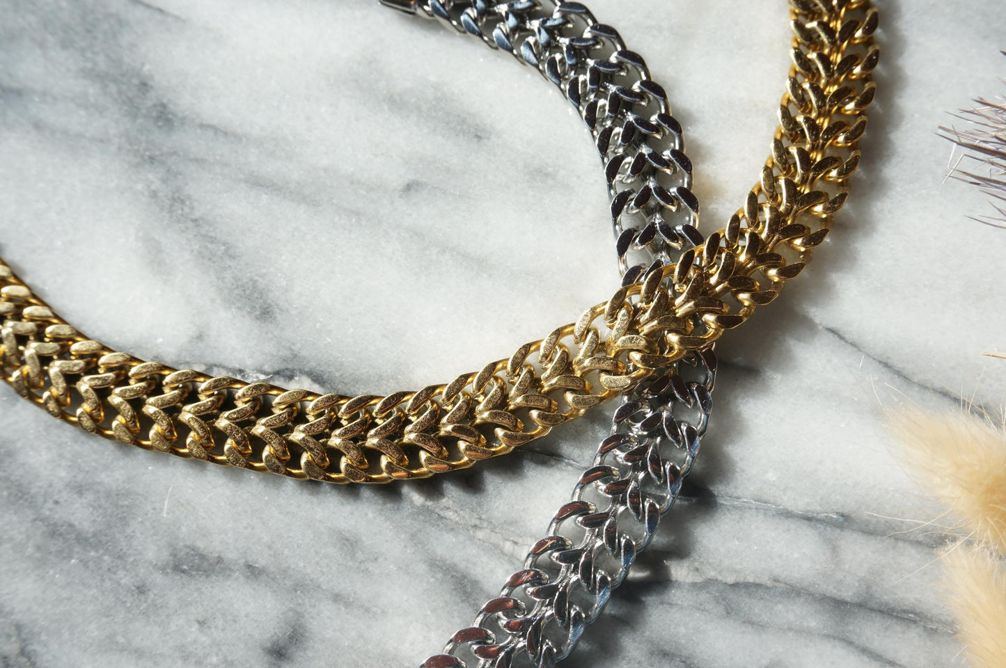 Chunky Chain Necklace Gold/Silver / Thick Chain Necklace
