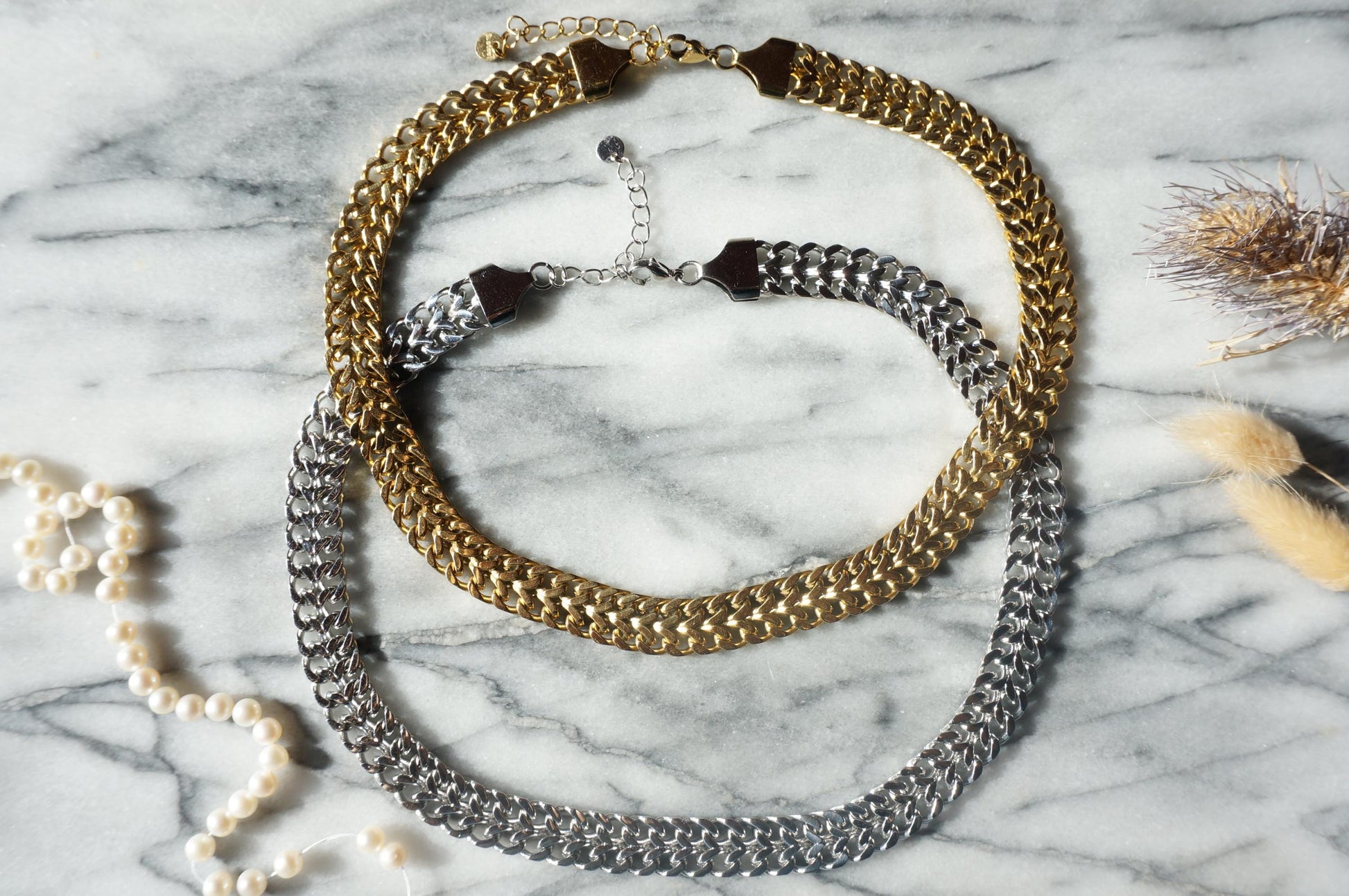 Chunky Chain Necklace Gold/Silver / Thick Chain Necklace