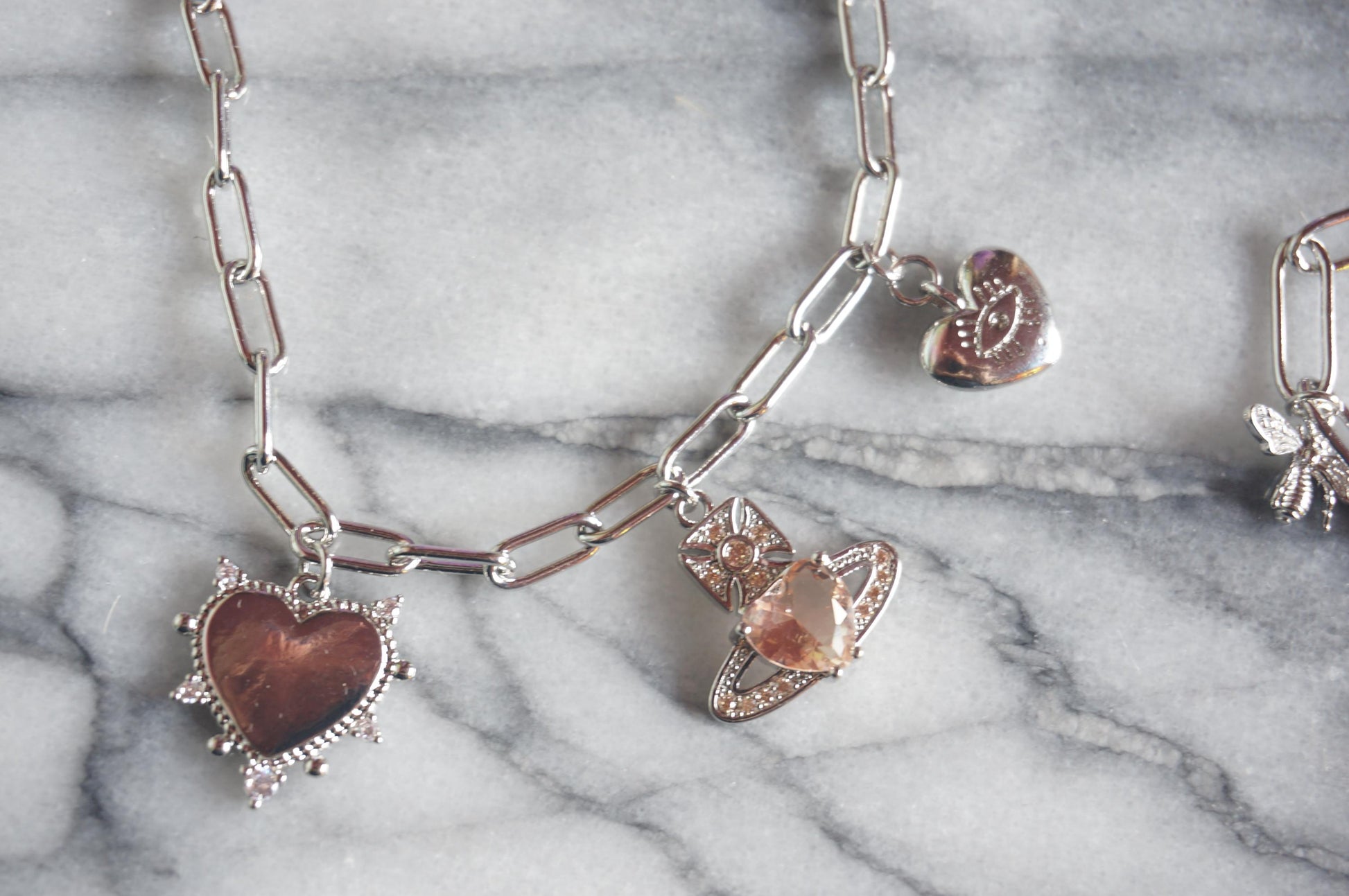 Build Your Own DIY Silver Charm Bracelet