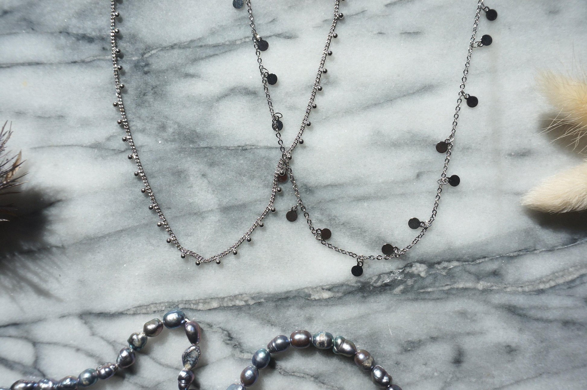 Silver Layering Necklaces
