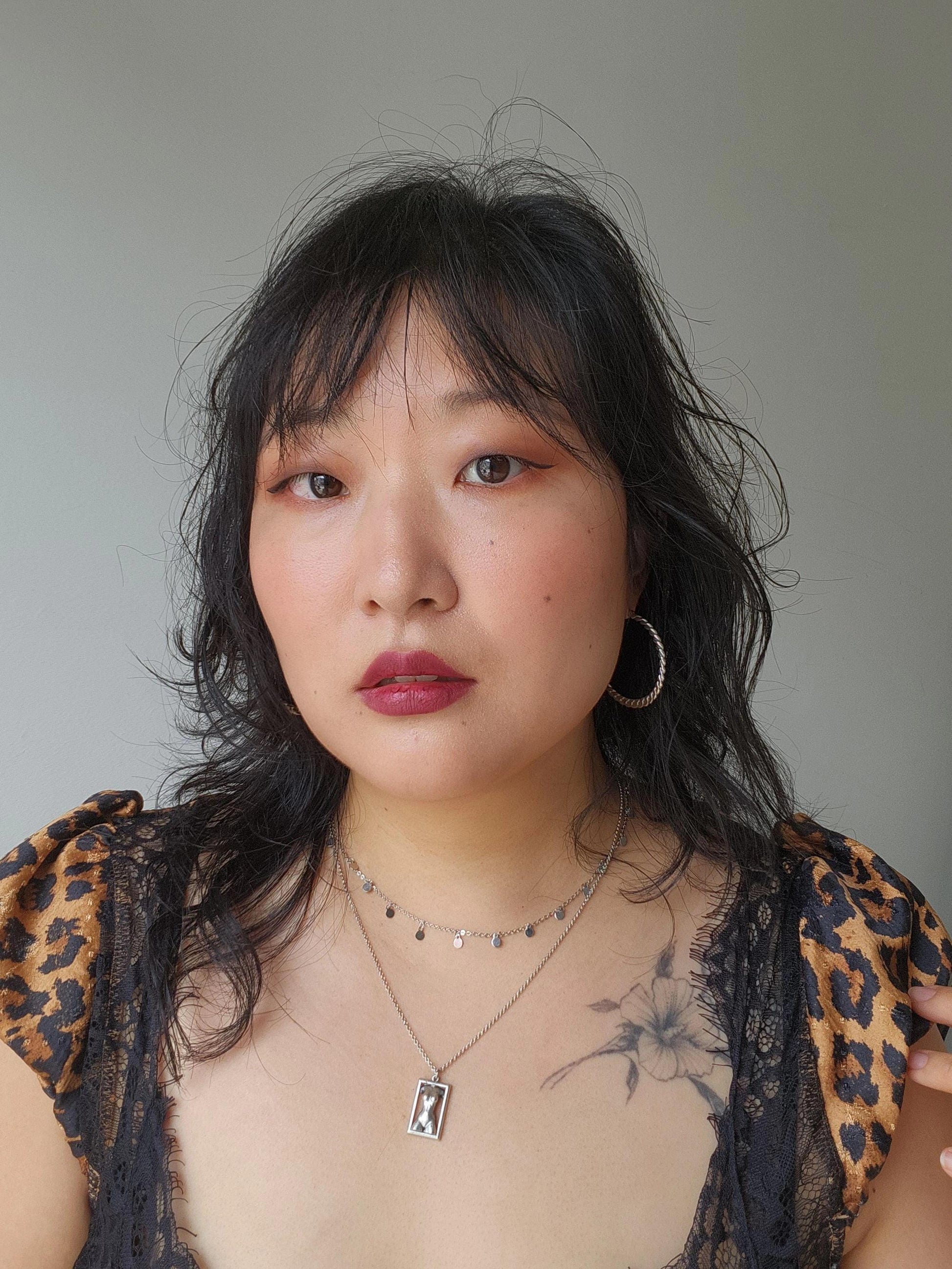 VENUS - Body / Bust Gold Plated Necklace / Art Necklace