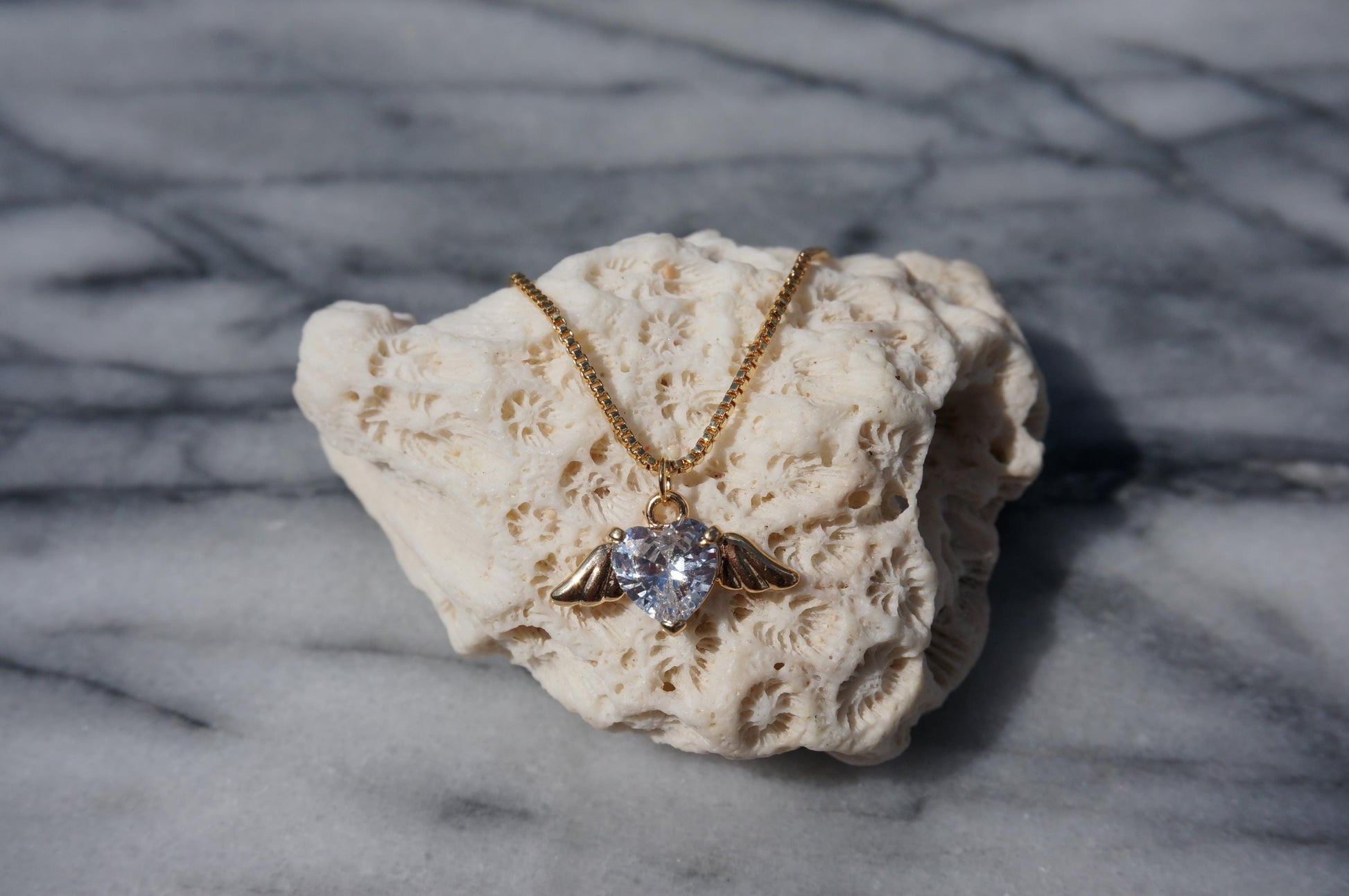 SERA Angel Gold Pendant Necklace