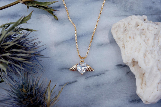 SERA Angel Gold Pendant Necklace