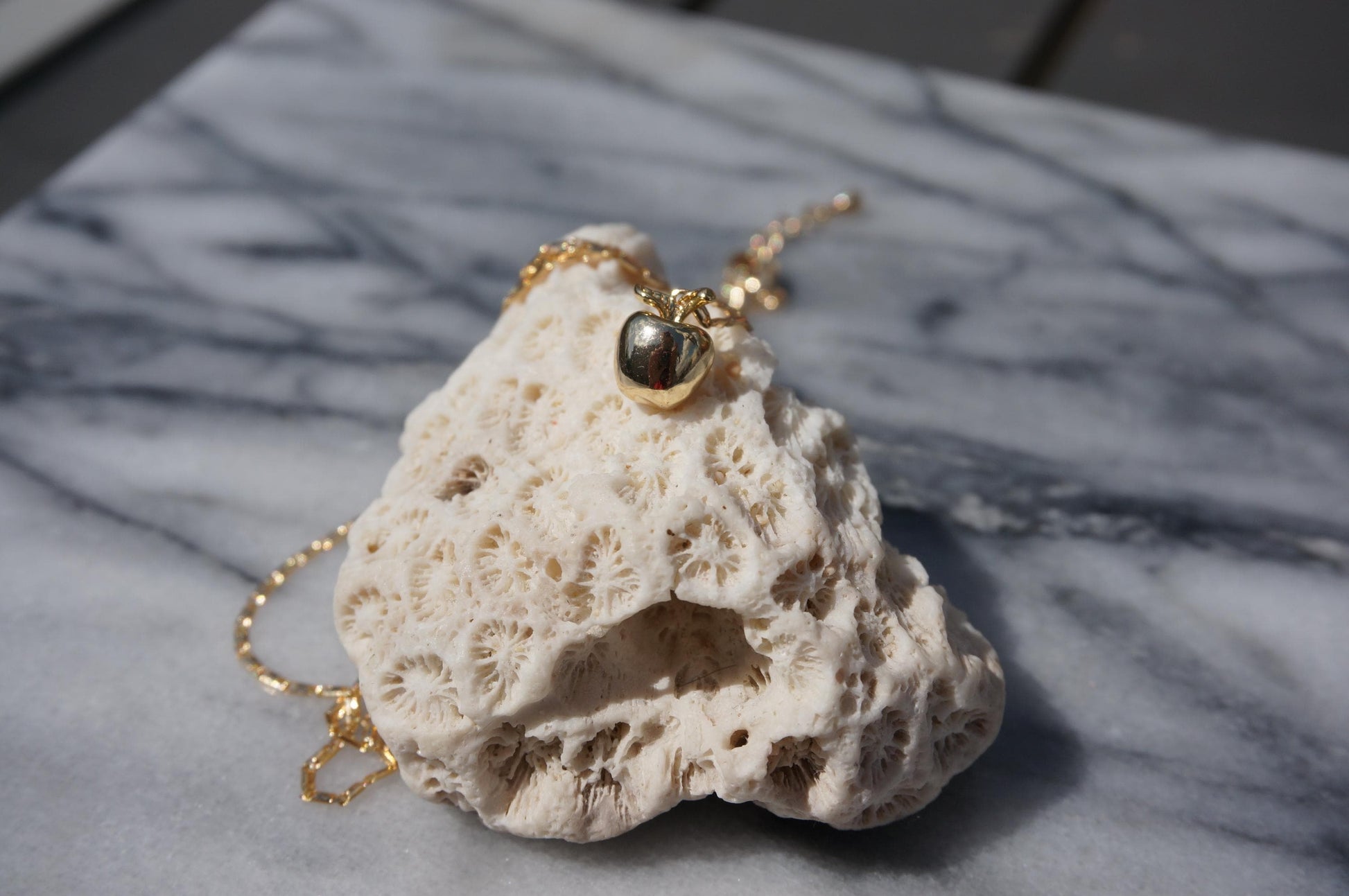 Mela Gold Pendant Necklace