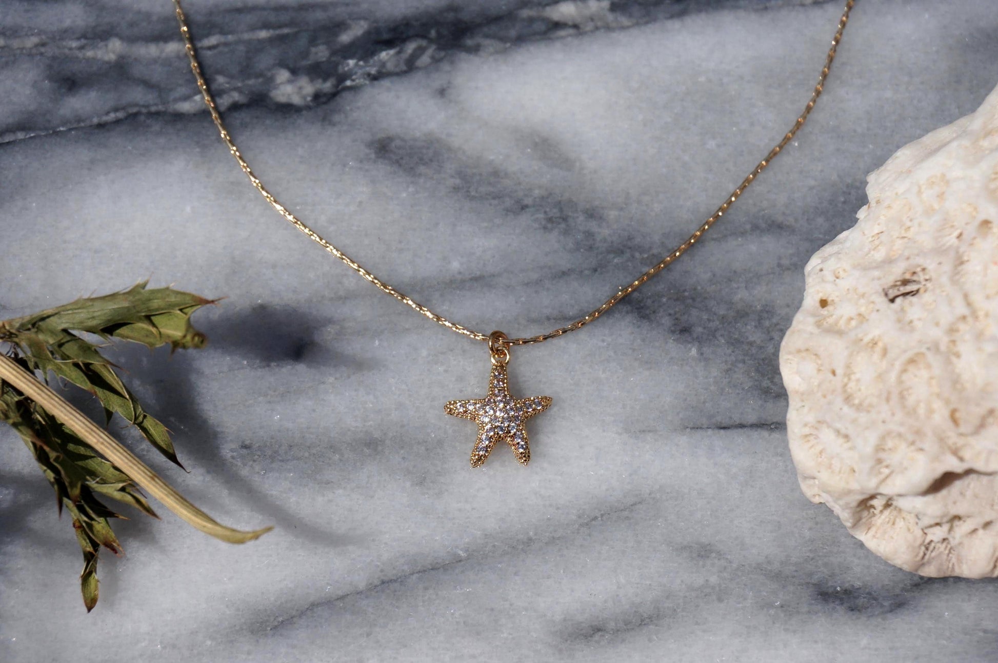 Coralie Starfish Pendant Necklace