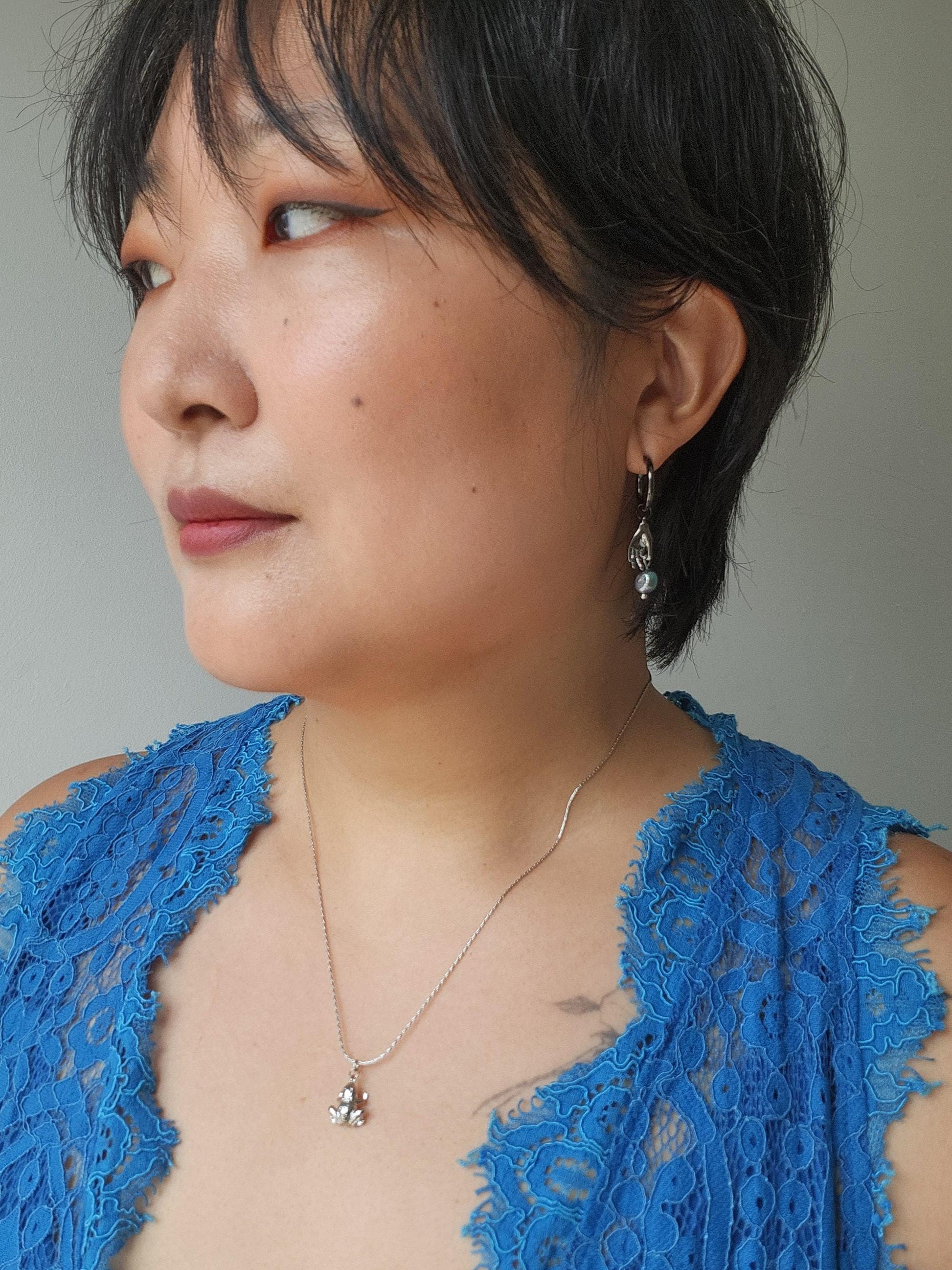 Croaklyn Gold Pendant Necklace