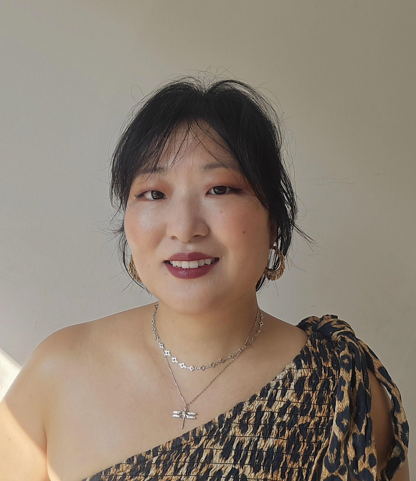 Silver Layering Necklaces Shell/Small frill/clover