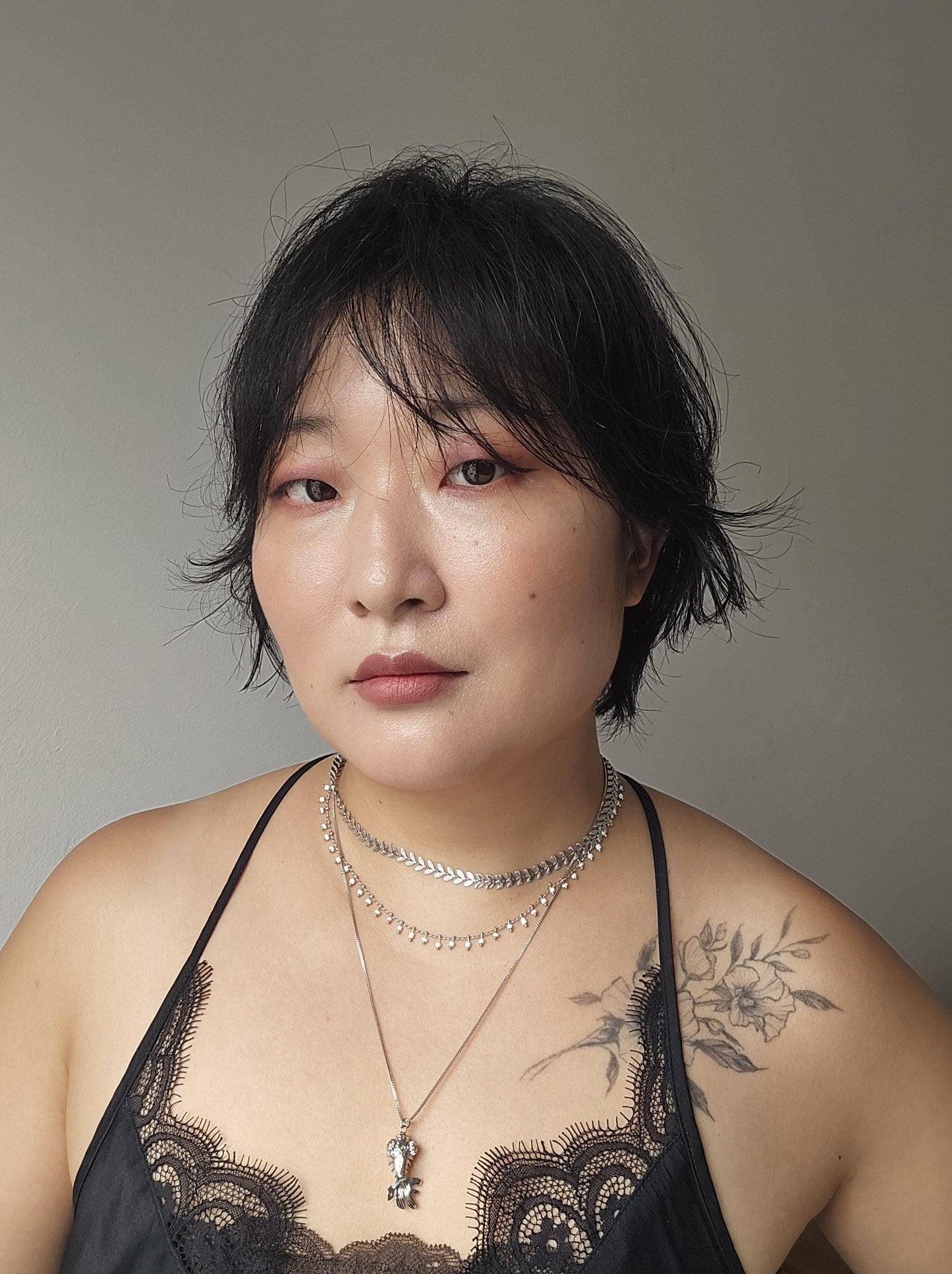 KINGYO Gold/Silver Moving Goldfish Pendant necklace