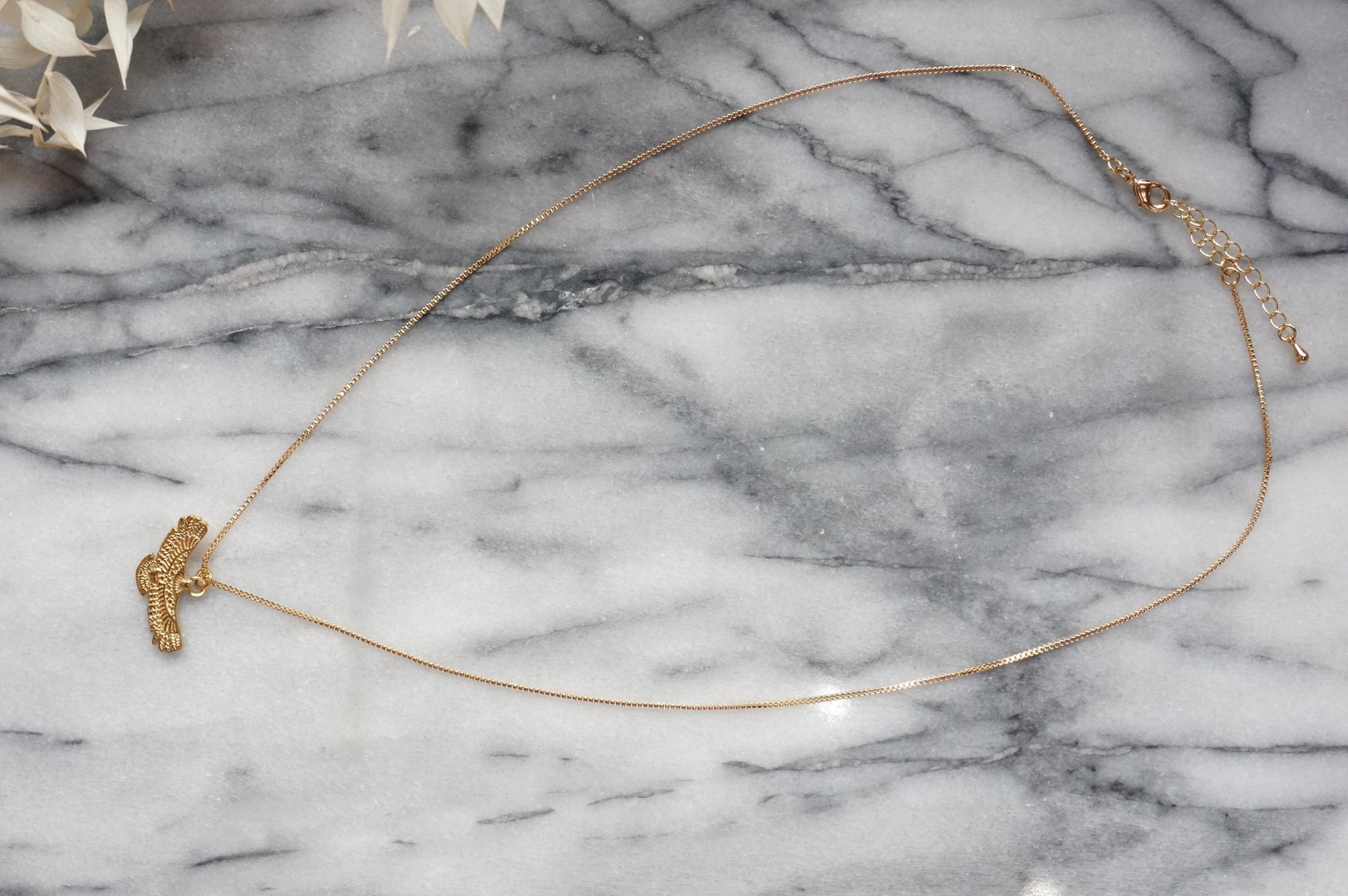 Nekhebet Gold/Silver Eagle Necklace