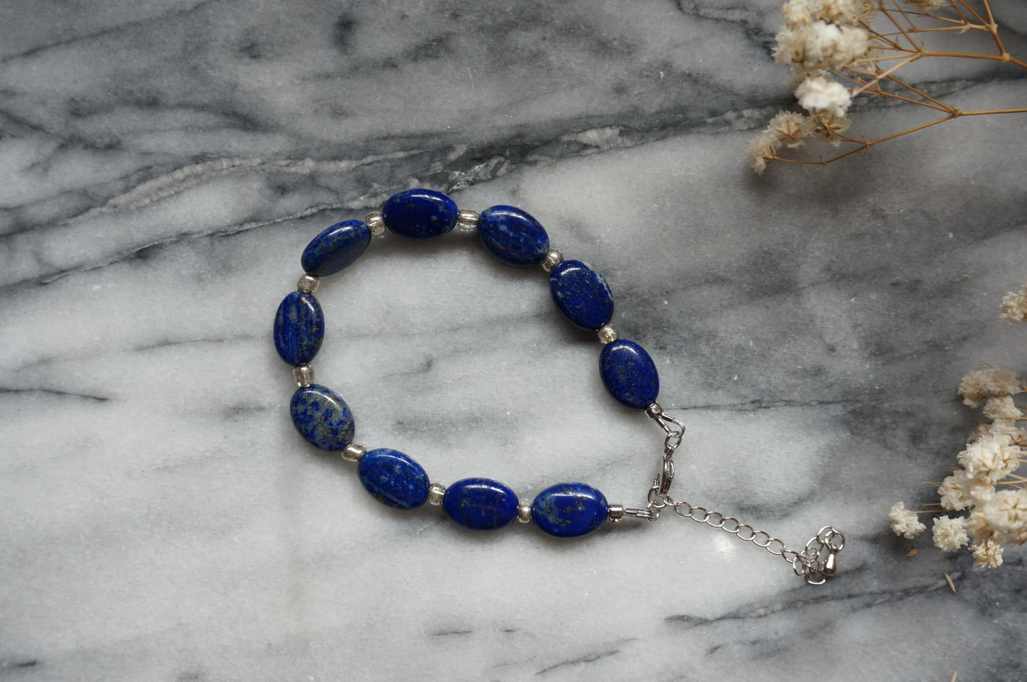Semi-precious stone bead strand bracelets