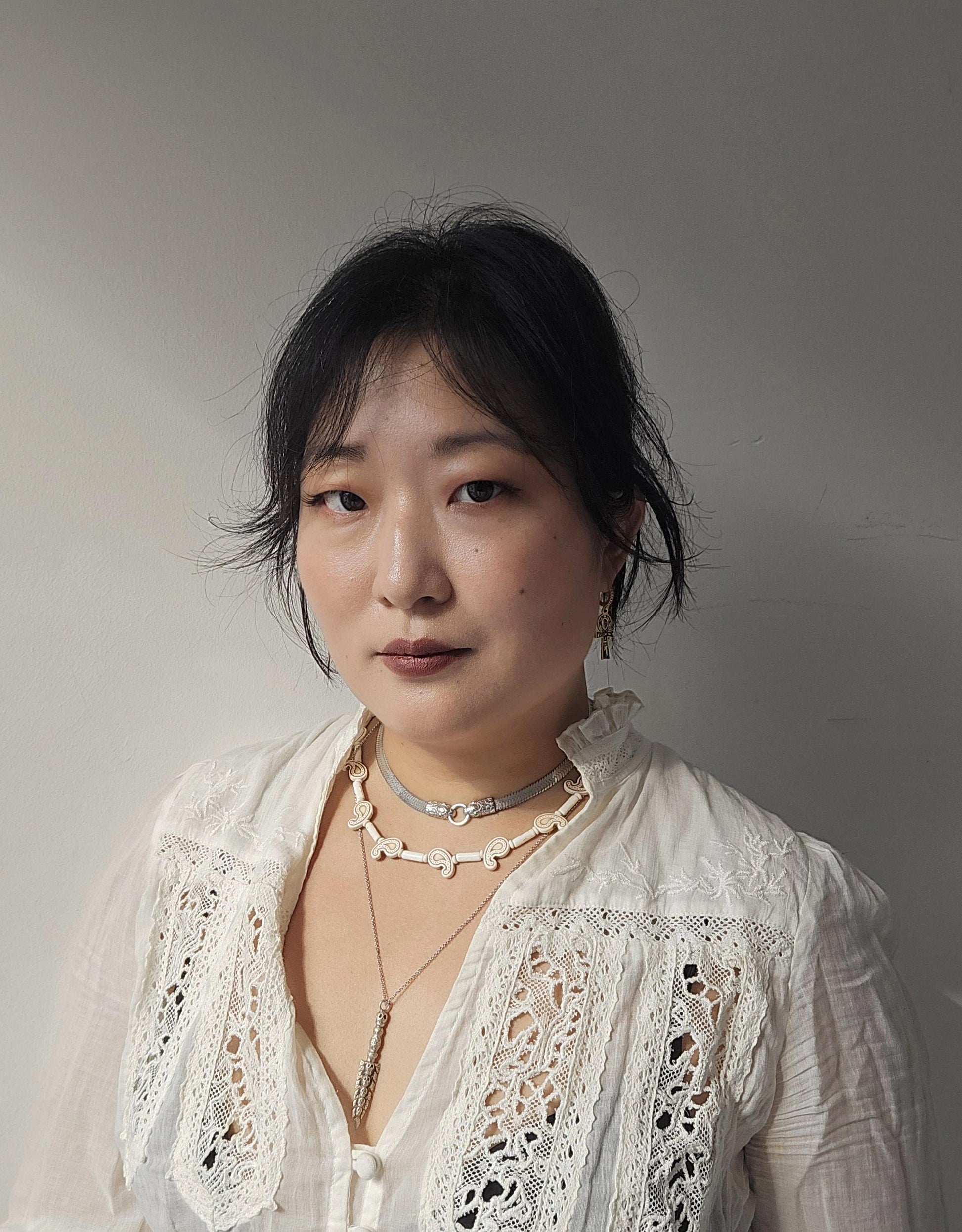 KALI MA Ceremonial Sword Necklace / Gold Silver Skull Sword Necklace