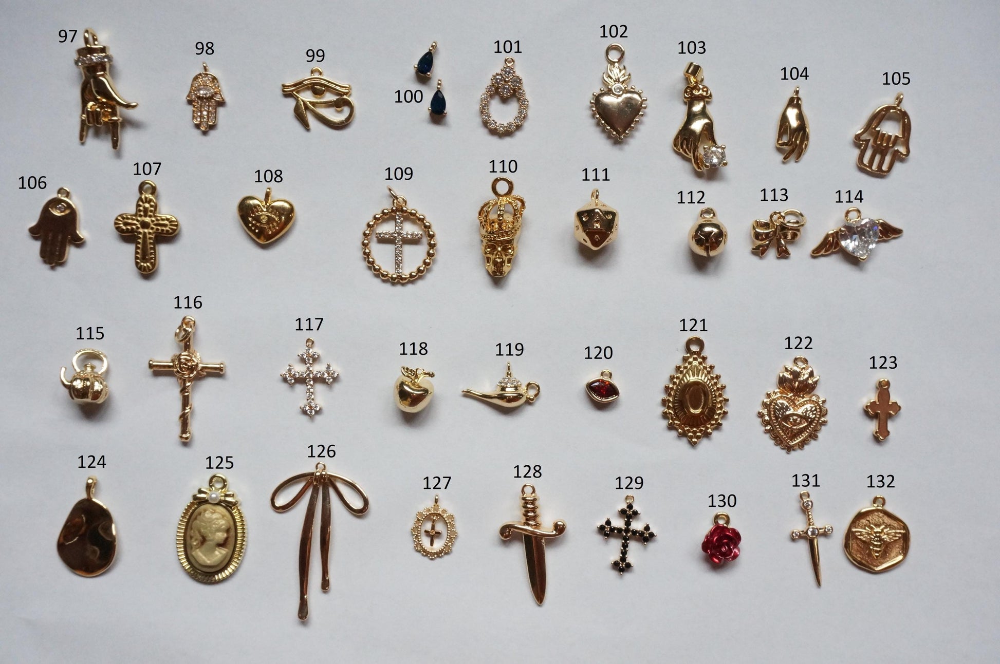 Build Your Own DIY Gold Charm Bracelet