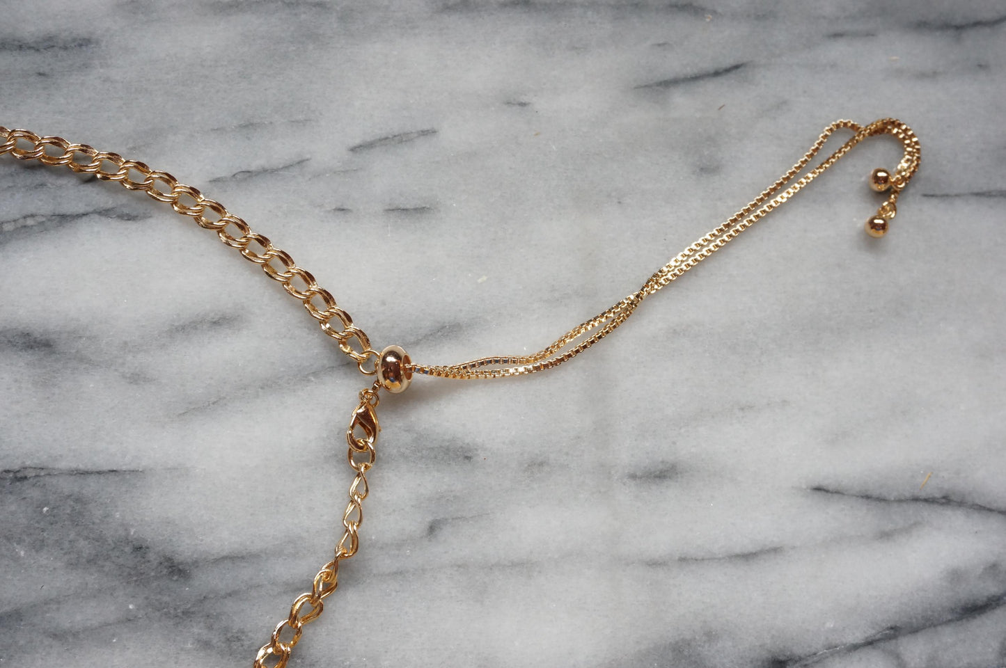 LOU 24k Gold Plated Chunky Chain Choker/Necklace