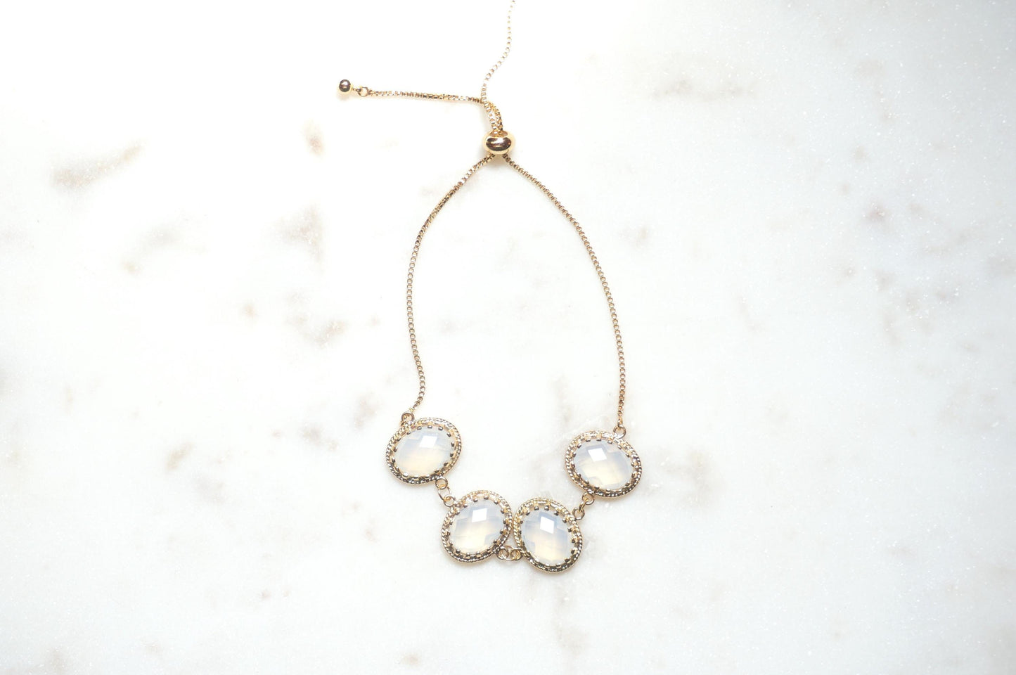 Gold/Silver Crystal Adjustable bracelets