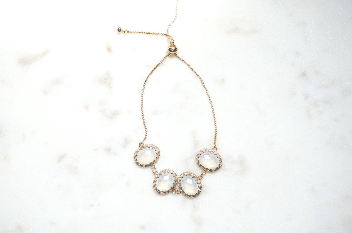 Gold/Silver Crystal Adjustable bracelets