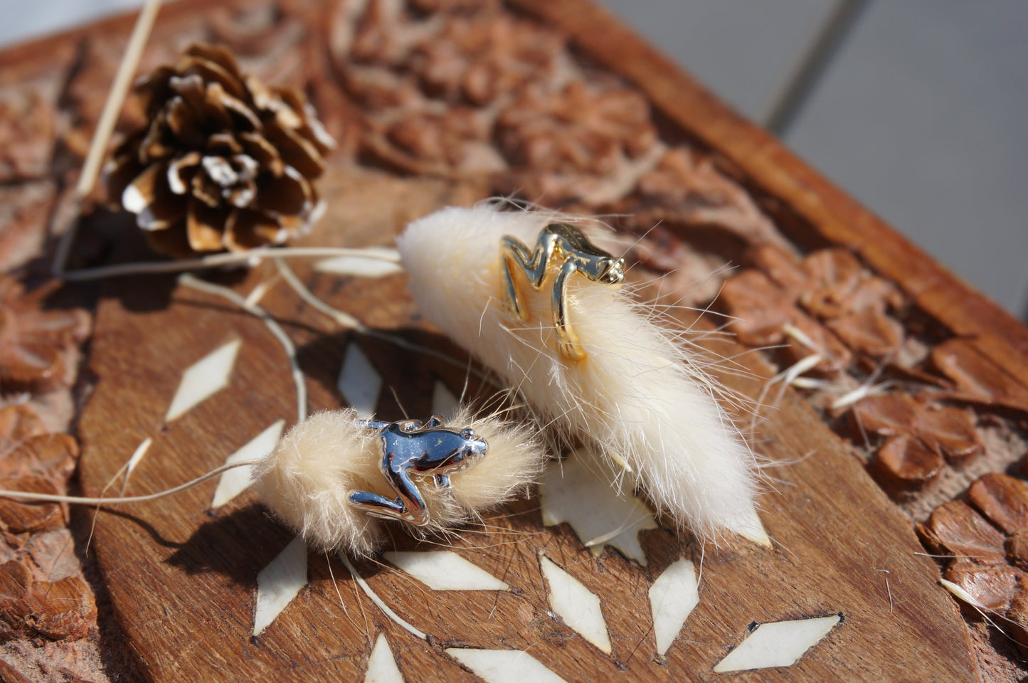 Croaklyn Frog Ear Cuffs Gold/Silver