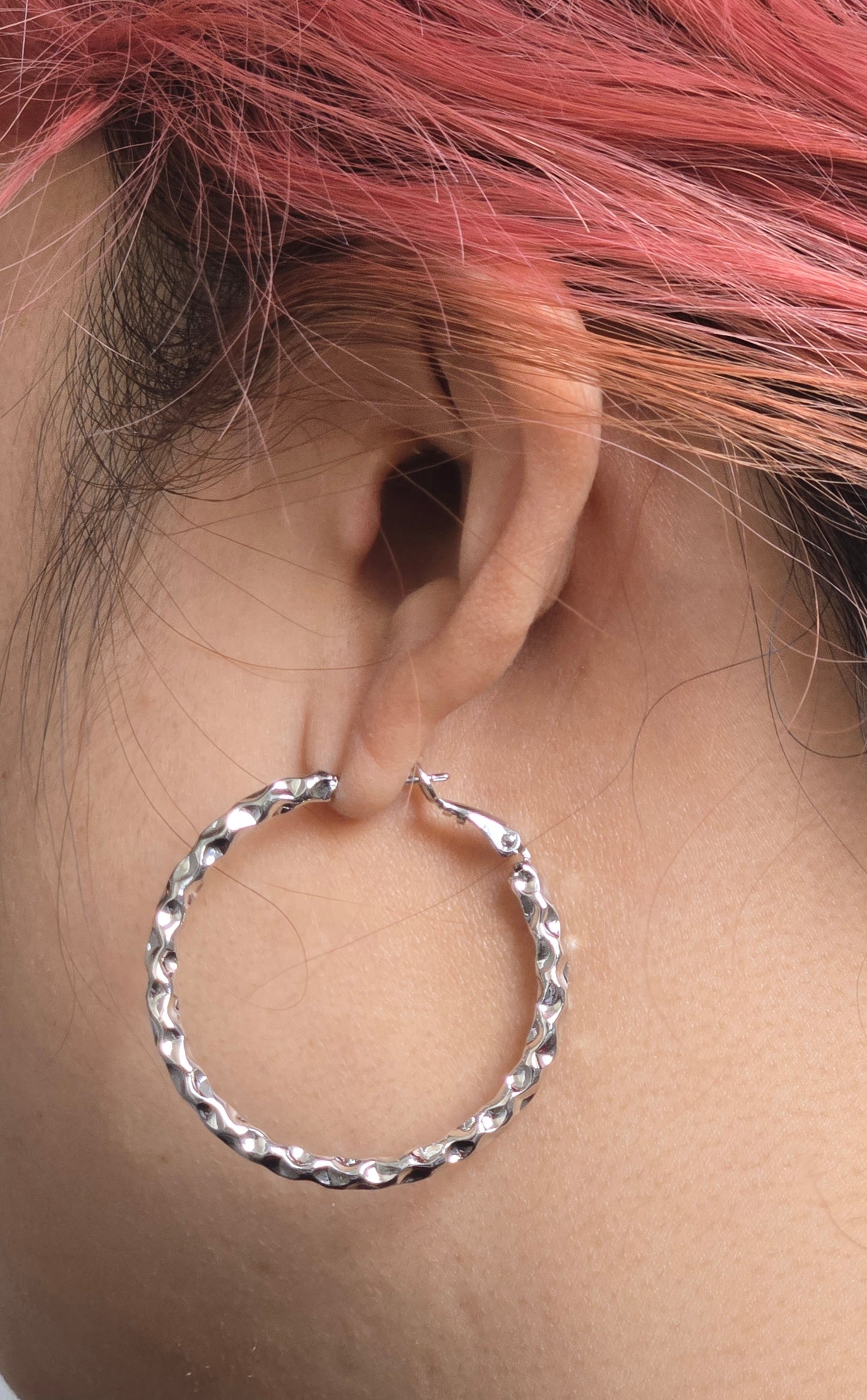 Assorted 18k Platinum Plated Hoop Earrings