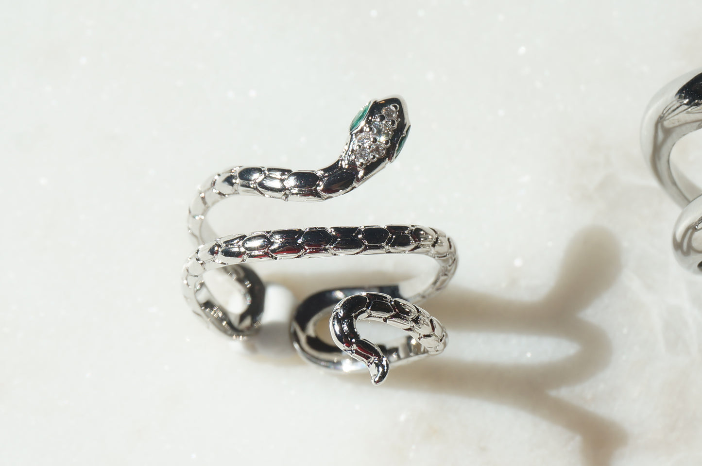 Assorted Simple 18k Platinum Plated Rings