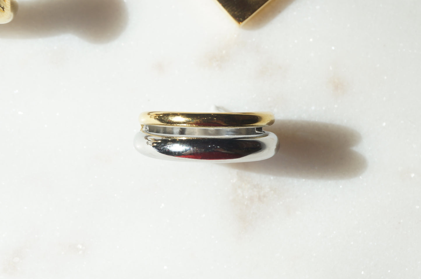 Assorted Simple 18k Gold Plated Rings