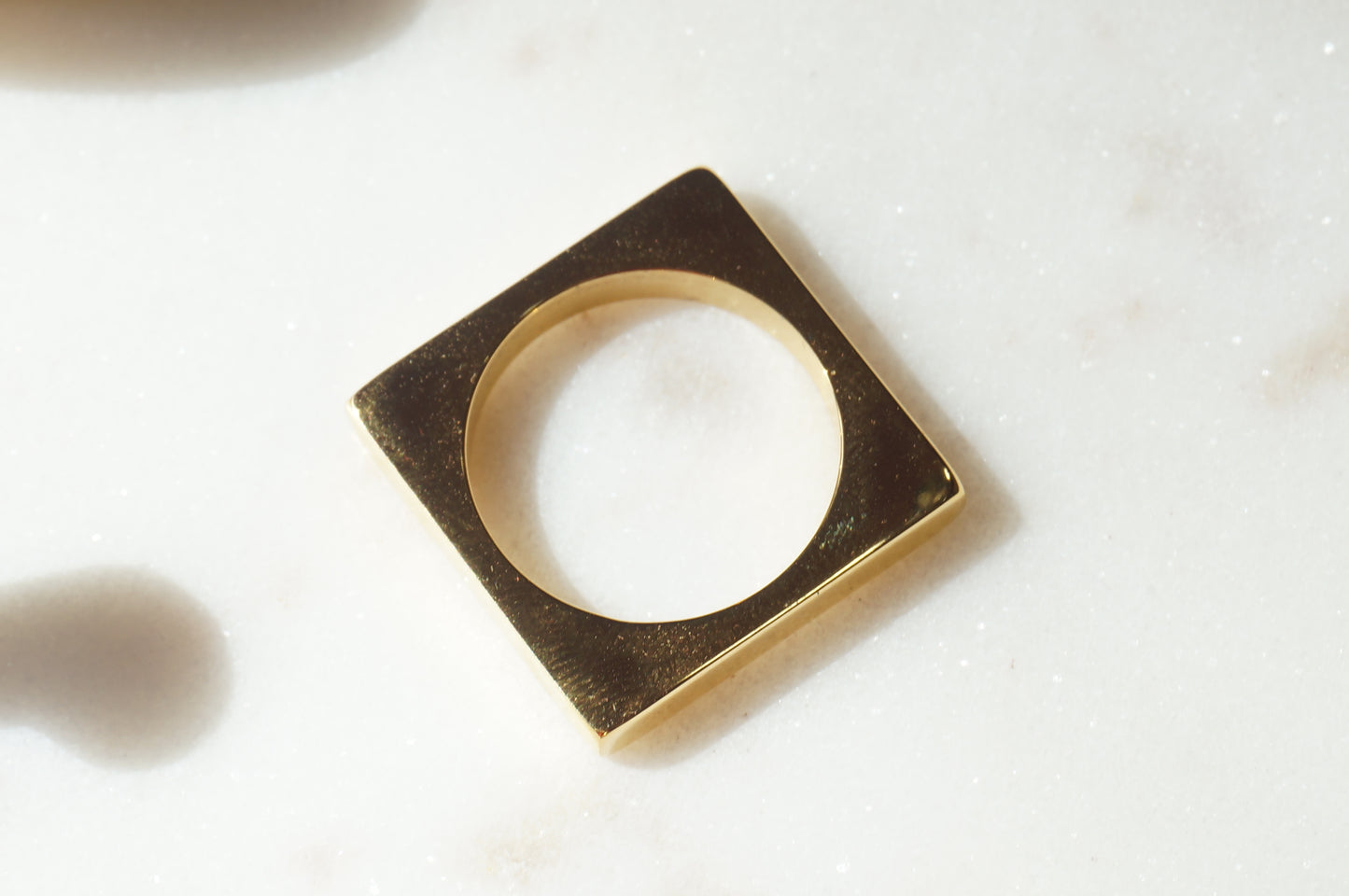 Assorted Simple 18k Gold Plated Rings