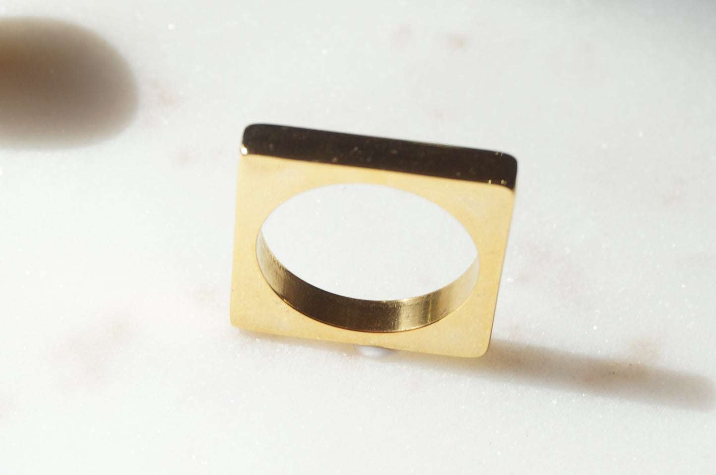 Assorted Simple 18k Gold Plated Rings